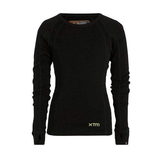 XTM KIDS MERINO TOP [clr:Black sz:8]