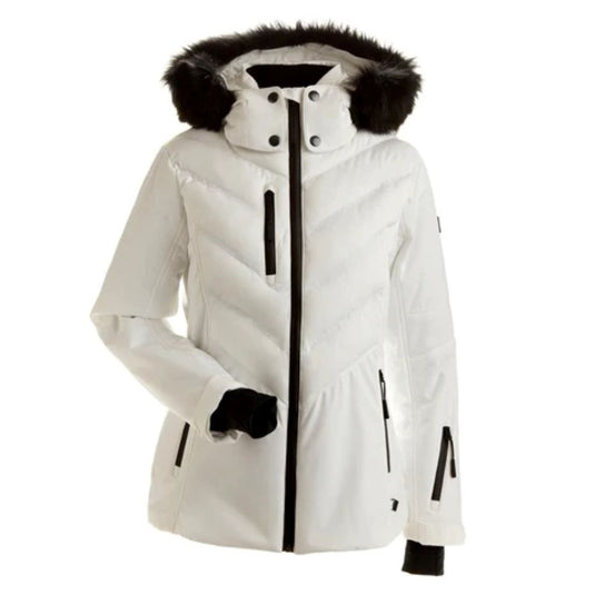 NILS SUNDANCE F/FUR JACKET [clr:White sz:4]