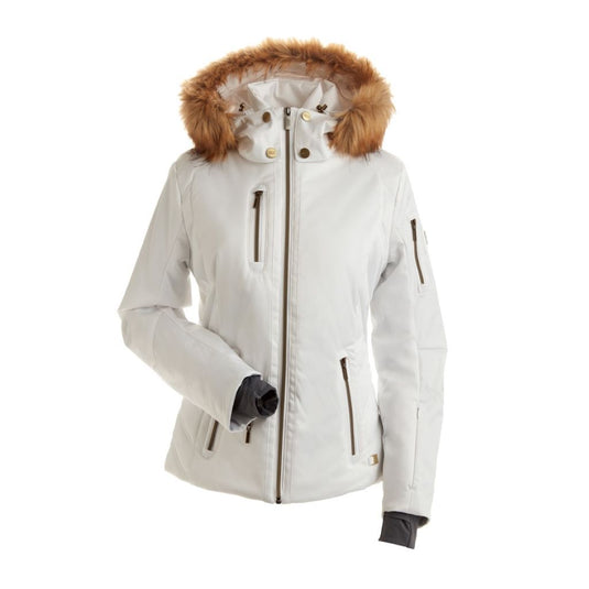 NILS KITZBUHEL F/FUR JACKET [clr:White sz:6]