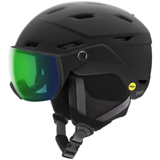 SMITH SURVEY MIPS [clr:Matte Black sz:S Lns:CP Everyday Green Mirror]