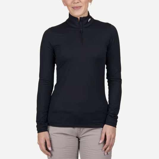 KJUS 2025 WOMENS FEEL HALF-ZIP [clr:Deep Space sz:36]